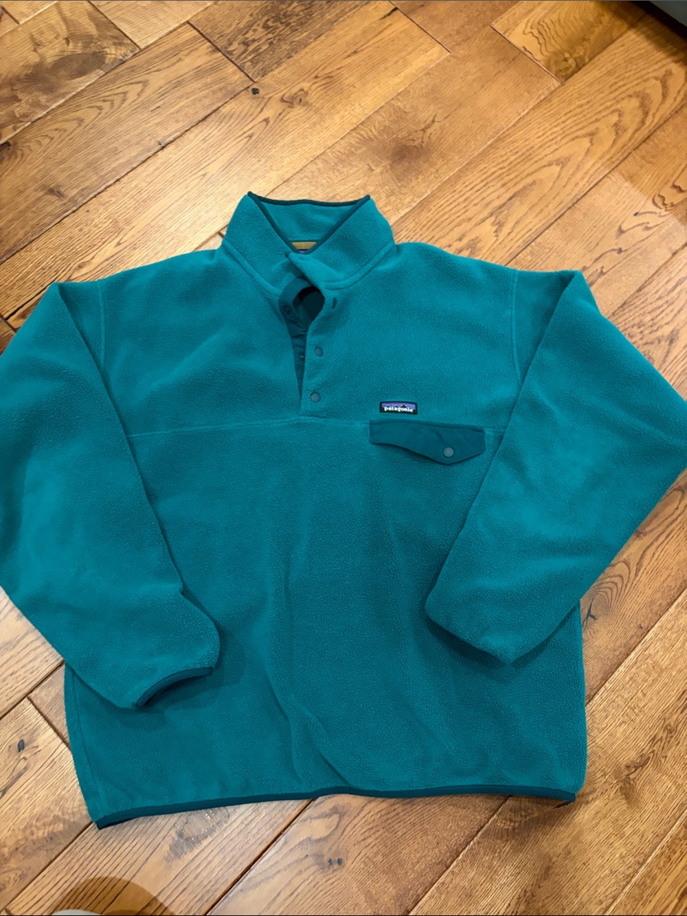 Patagonia Men’s Teal Snap-T Fleece Pullover